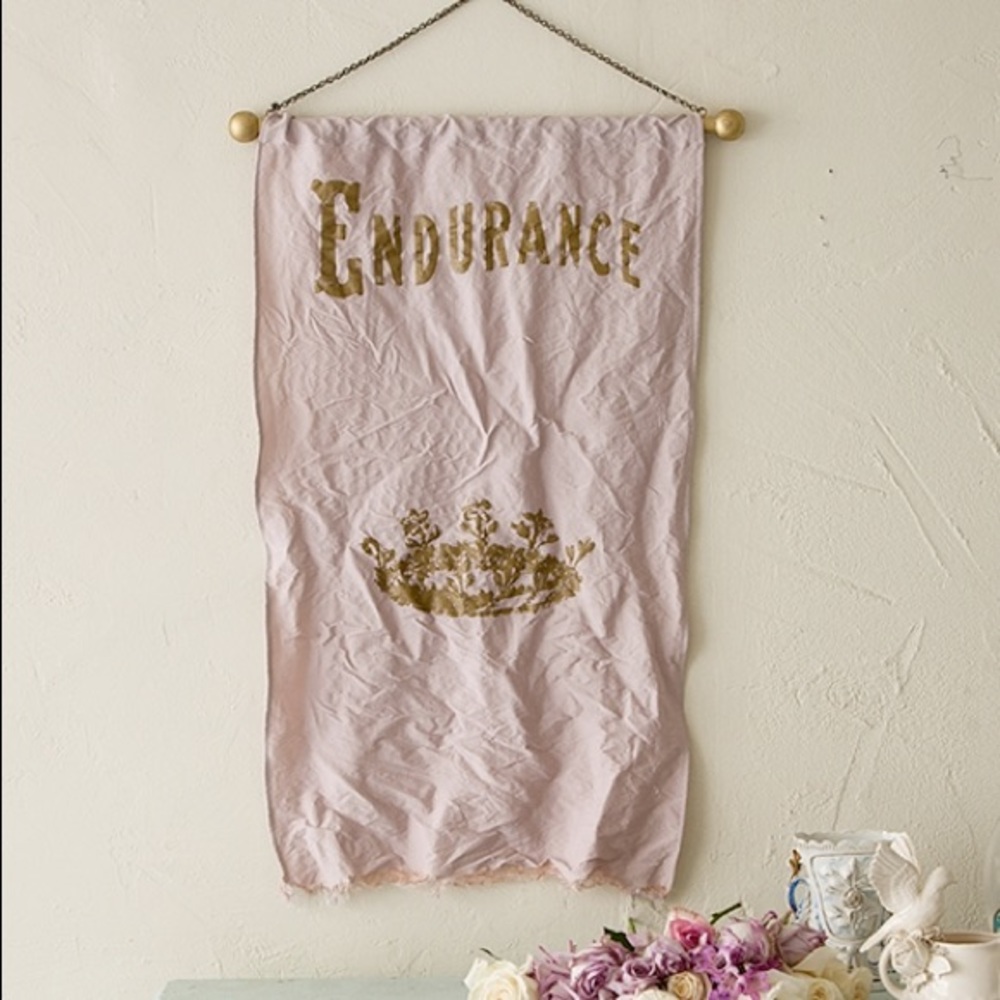 Rachel Ashwell Shabby Chic Couture Endurance Banner NWOT